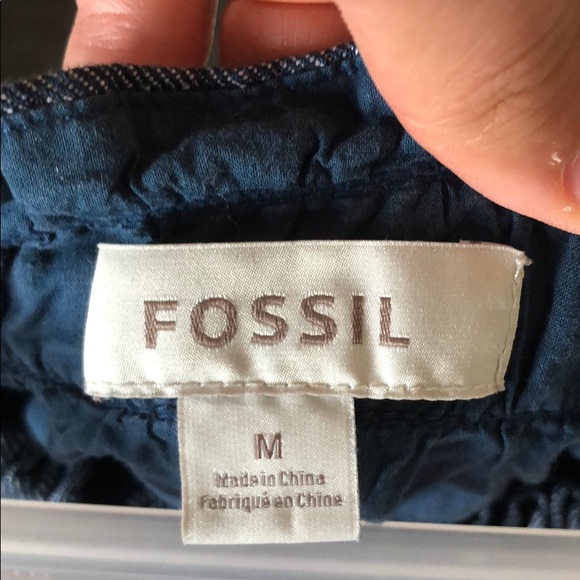 Linen denim skirt - Picture 3 of 4